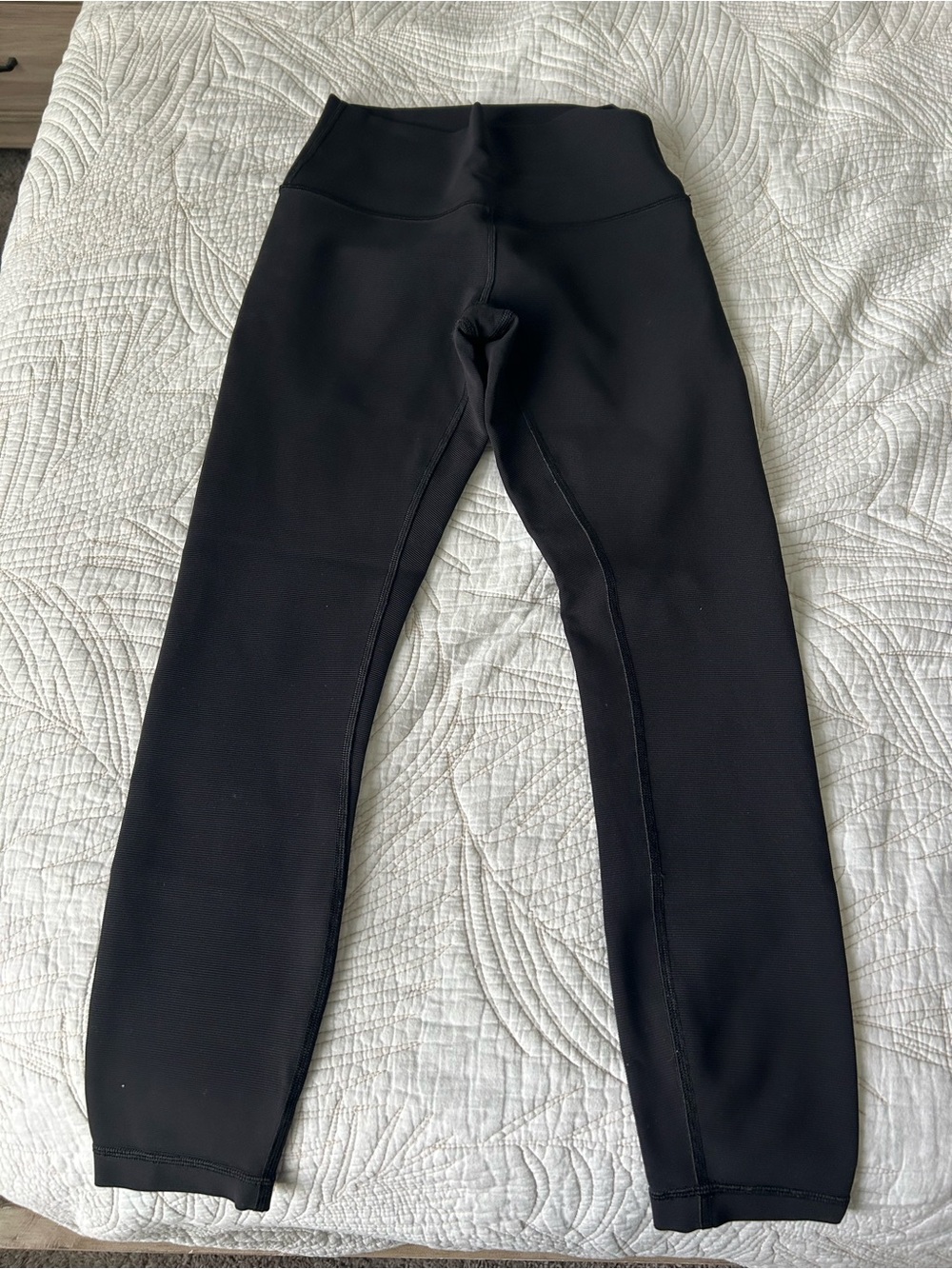 Lululemon Ribbed High-Waist Stretch Leggings - Size 4